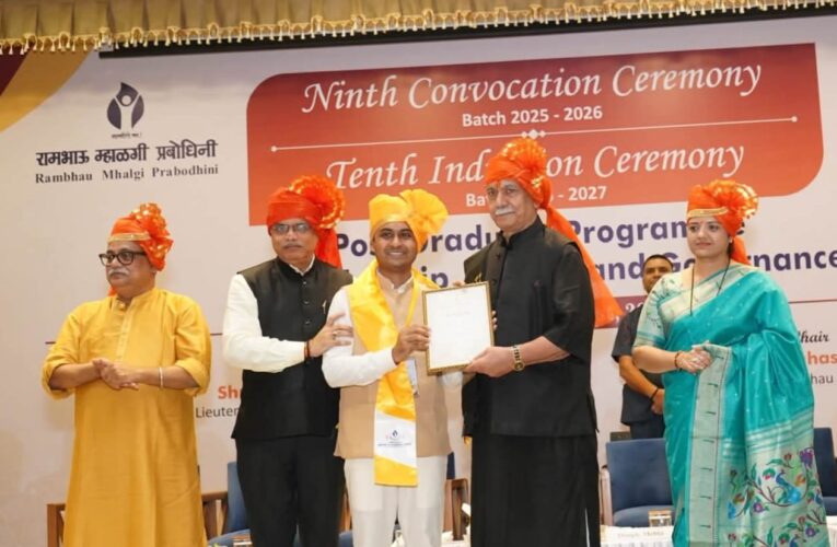 Ethical Leadership and Governance Key to Building a Stronger Nation: Jammu Kashmir LG Manoj Sinha Addresses IIDL Convocation